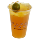 kumquat lemon fruit tea 金桔梅子鲜果茶 (large)